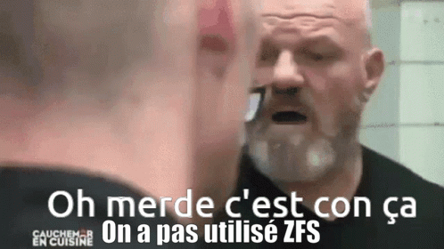 On a pas utilisé ZFS